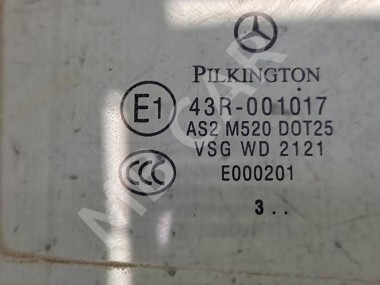 Стекло заднее правое MERCEDES-BENZ S-класс W220 рестайлинг (2002 - 2005) — Разборка Мерседес