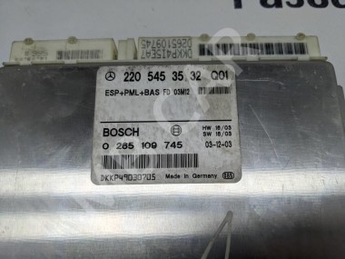 Блок ESP+PML MERCEDES-BENZ S-класс W220 рестайлинг (2002 - 2005) — Разборка Мерседес