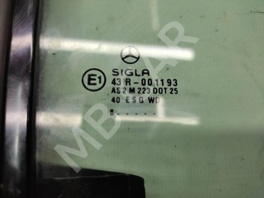 Стекло заднее левое MERCEDES-BENZ SLK-класс R170 (1996 - 2000) — Разборка Мерседес
