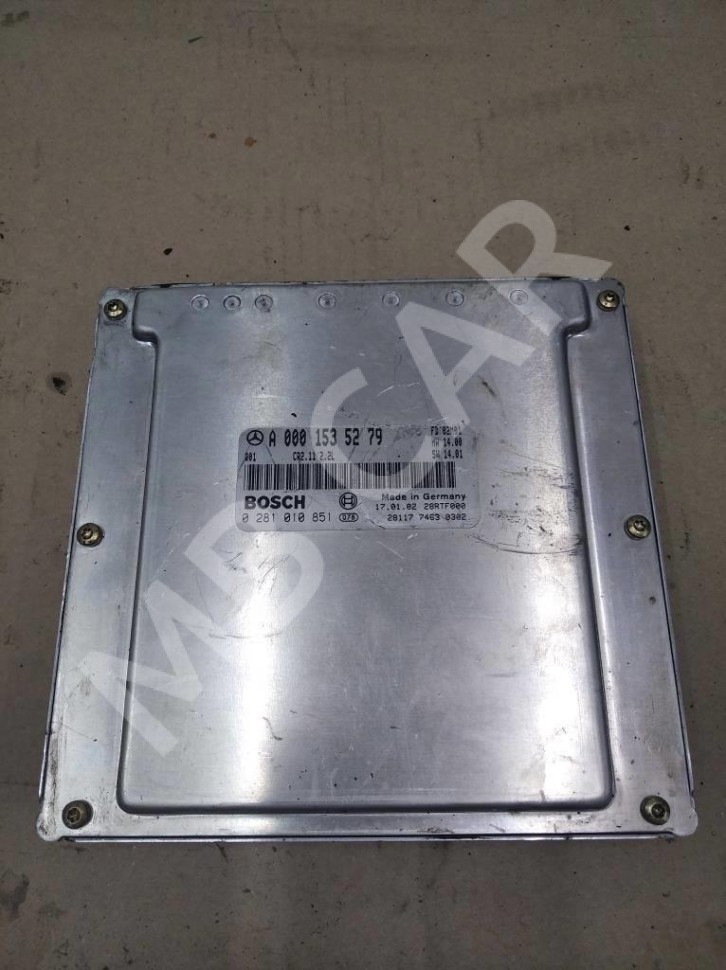 Блок управления двигателем MERCEDES-BENZ C-класс W203/S203/CL203 (2000 - 2004) фото 1 &mdash; Разборка Мерседес