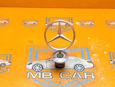 Эмблема капота MERCEDES-BENZ E-класс W124/S124/C124/A124 (1984 - 1997) E 300 CDI 3.0 AT (136 л.с.) &mdash; Разборка Мерседес