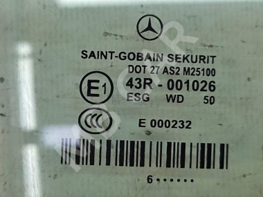 Стекло заднее правое MERCEDES-BENZ CLS-класс C219 (2004 - 2008) — Разборка Мерседес