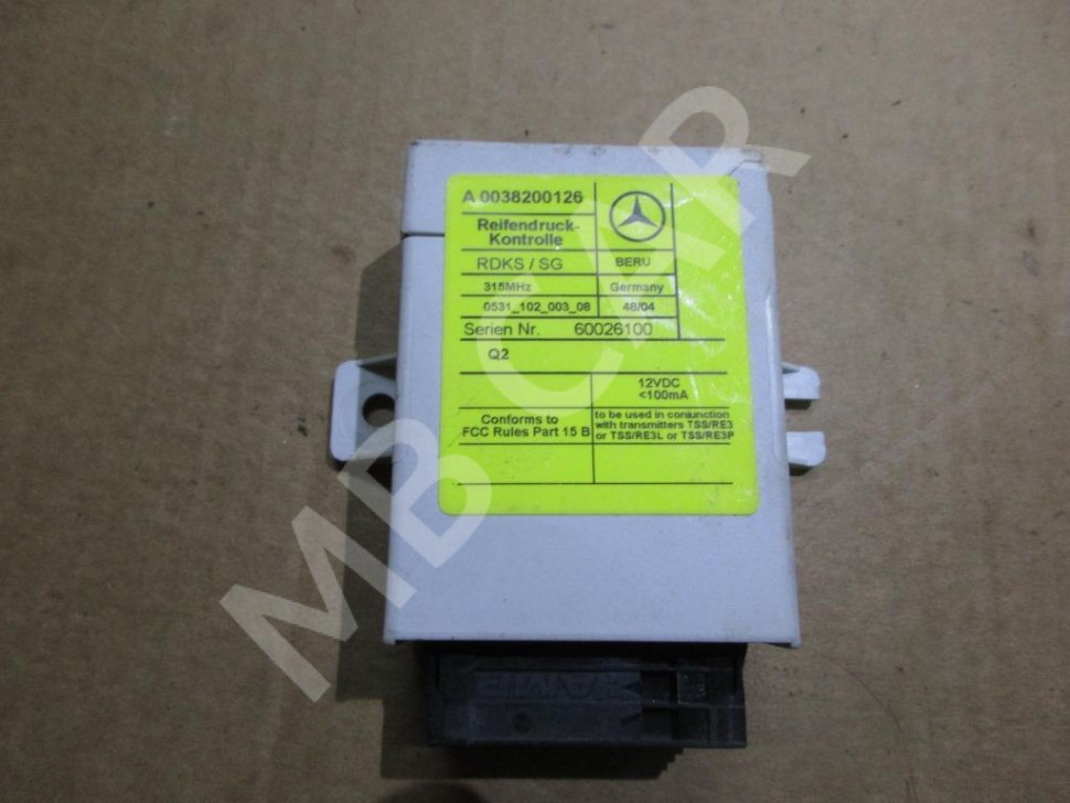 Блок давления шин MERCEDES-BENZ S-класс W220 (1998 - 2005) фото 1 — Разборка Мерседес