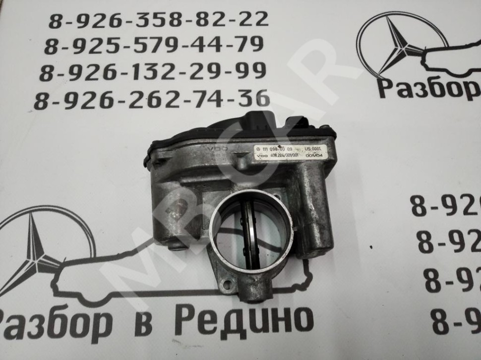 Дроссельная заслонка MERCEDES-BENZ CLK-класс C208/W208 рестайлинг (1999 - 2003) фото 1 — Разборка Мерседес