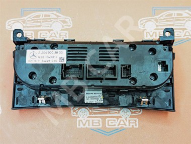 Панель управления климатом MERCEDES-BENZ C-класс W204/S204/С204 рестайлинг (2011 - 2015) — Разборка Мерседес