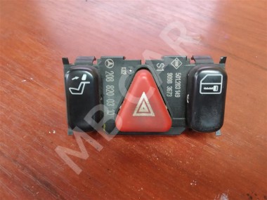 Кнопка аварийной сигнализации MERCEDES-BENZ E-класс W210/S210 рестайлинг (1999 - 2003) — Разборка Мерседес