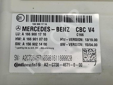 Блок SAM передний MERCEDES-BENZ GLE-класс W166 (2015 - 2018) — Разборка Мерседес