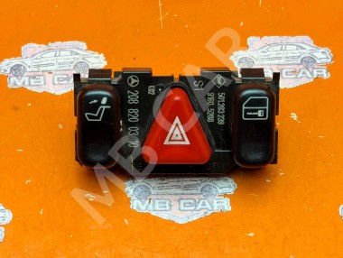 Кнопка аварийной сигнализации MERCEDES-BENZ C-класс W202/S202 рестайлинг (1997 - 2001) — Разборка Мерседес