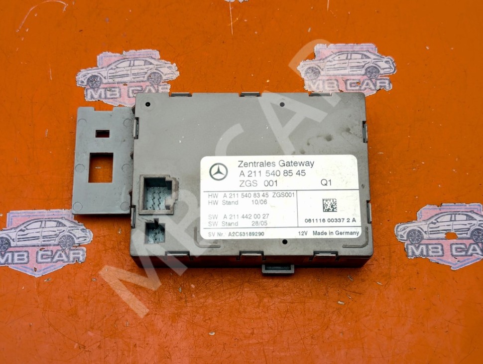 Блок ZGW CGW MERCEDES-BENZ E-класс W211/S211 рестайлинг (2006 - 2009) фото 1 &mdash; Разборка Мерседес