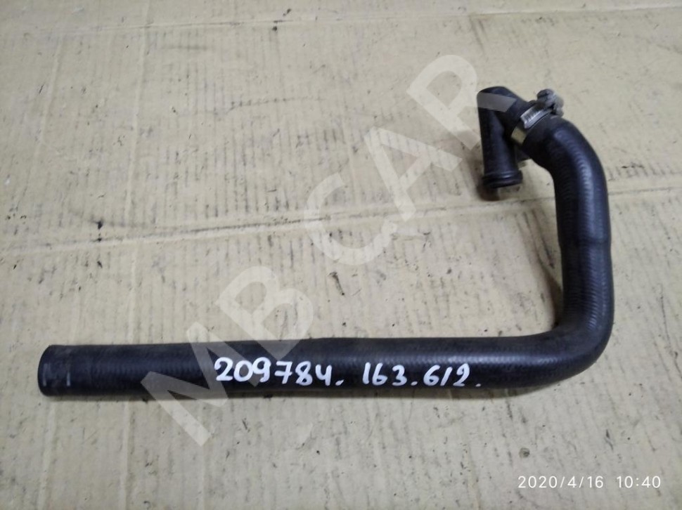 Патрубок ОЖ MERCEDES-BENZ M-класс W163 (1997 - 2001) фото 1 — Разборка Мерседес