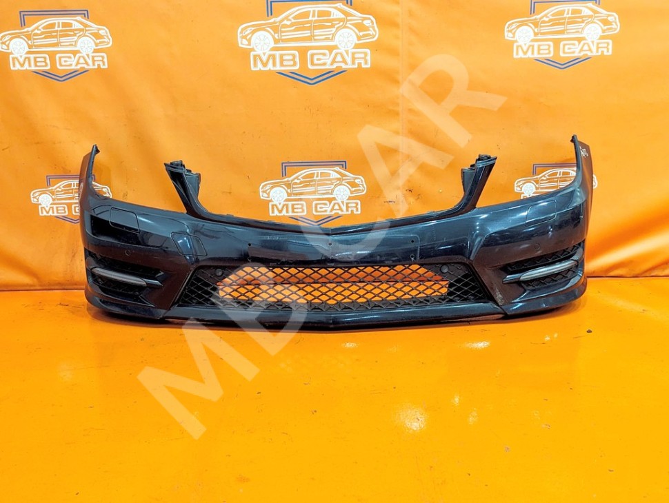 Бампер передний MERCEDES-BENZ C-класс W204/S204/С204 рестайлинг (2011 - 2015) фото 1 — Разборка Мерседес