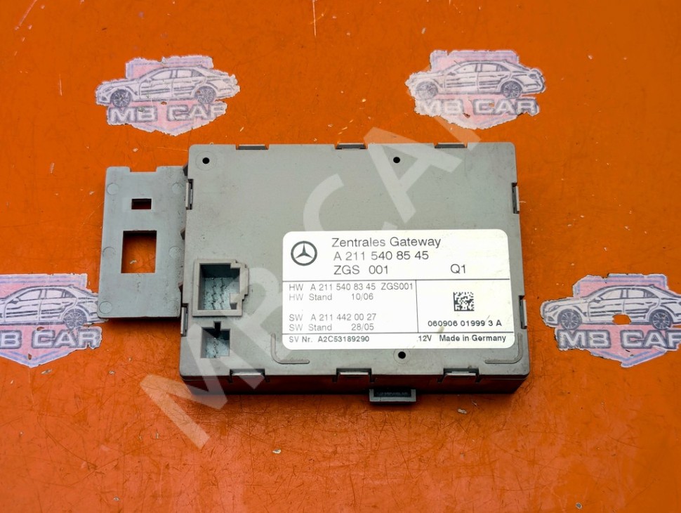 Блок ZGW CGW MERCEDES-BENZ E-класс W211/S211 рестайлинг (2006 - 2009) фото 1 — Разборка Мерседес