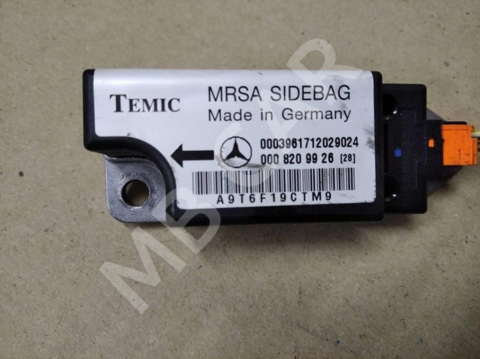 Датчик удара MERCEDES-BENZ E-класс W210/S210 (1995 - 1999) фото 1 — Разборка Мерседес