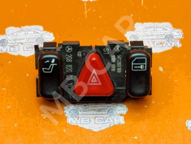 Кнопка аварийной сигнализации MERCEDES-BENZ C-класс W202/S202 (1993 - 1997) — Разборка Мерседес