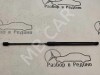 Амортизатор крышки багажника MERCEDES-BENZ C-класс W205/S205/C205/A205 (2014 - 2018) фото 1 &mdash; Разборка Мерседес