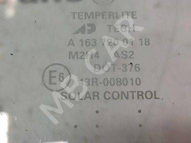 Стекло переднее левое MERCEDES-BENZ M-класс W163 (1997 - 2001) — Разборка Мерседес