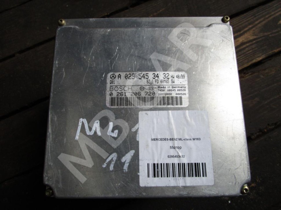 Блок управления двигателем MERCEDES-BENZ M-класс W163 (1997 - 2001) фото 1 — Разборка Мерседес