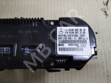 Панель управления климатом MERCEDES-BENZ B-класс W246 рестайлинг (2014 - 2018) — Разборка Мерседес