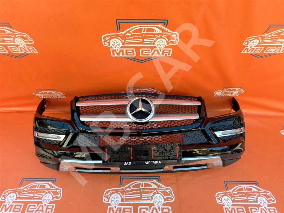 Бампер передний MERCEDES-BENZ GL-класс X166 (2012 - 2016) фото 1 — Разборка Мерседес
