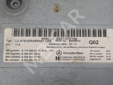 Блок мультимедиа MERCEDES-BENZ S-класс W221 (2005 - 2009) — Разборка Мерседес