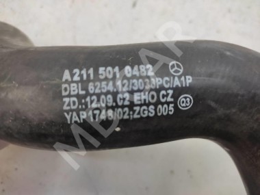 Патрубок радиатора MERCEDES-BENZ E-класс W211/S211 (2002 - 2006) — Разборка Мерседес