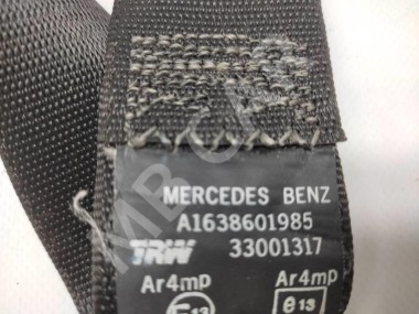 Ремень безопасности задний левый MERCEDES-BENZ M-класс W163 рестайлинг (2001 - 2005) — Разборка Мерседес