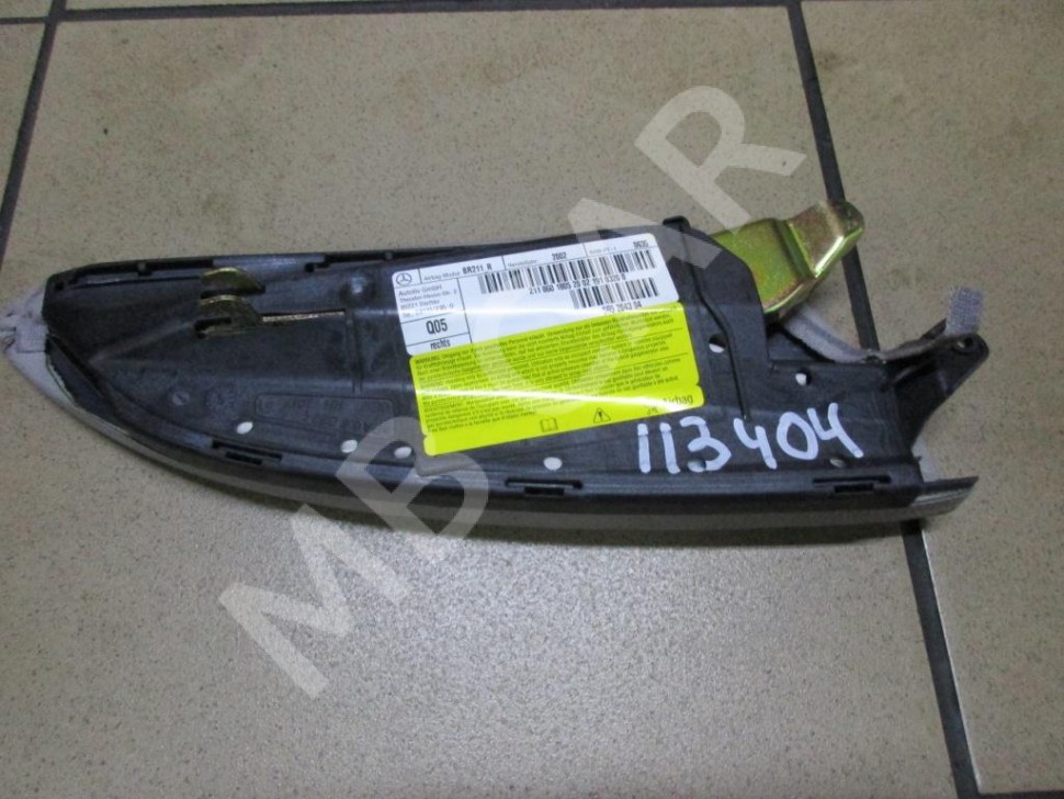 Подушка безопасности в сиденье MERCEDES-BENZ E-класс W211/S211 (2002 - 2006) фото 1 &mdash; Разборка Мерседес