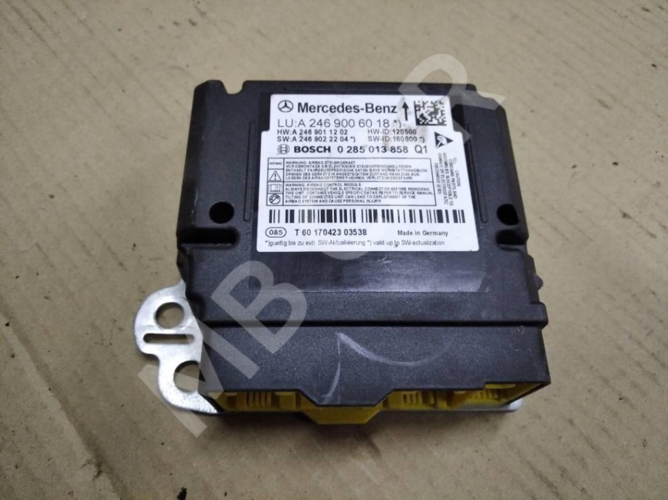 Блок AIRBAG MERCEDES-BENZ B-класс W246 рестайлинг (2014 - 2018) фото 1 &mdash; Разборка Мерседес