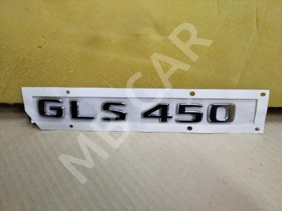 Эмблема ( шильдик ) MERCEDES-BENZ GLS-класс X166 (2015 - 2019) фото 1 &mdash; Разборка Мерседес