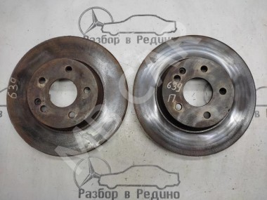 Диски тормозные перед MERCEDES-BENZ V-класс W639 (2003 - 2014) — Разборка Мерседес