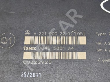 Блок сидений MERCEDES-BENZ S-класс W221 рестайлинг (2009 - 2013) — Разборка Мерседес