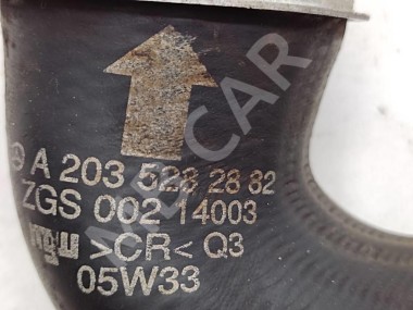 Патрубок интеркулера MERCEDES-BENZ C-класс W203/S203/CL203 (2000 - 2004) — Разборка Мерседес