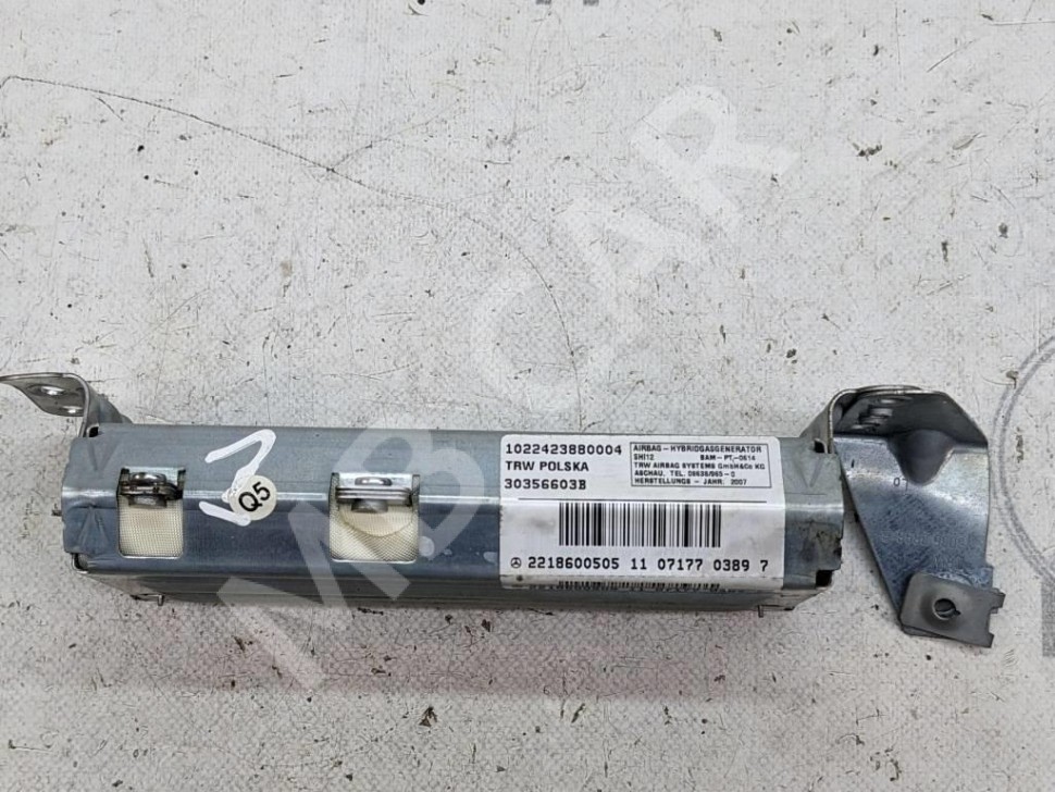 Подушка безопасности дверная MERCEDES-BENZ S-класс W221 (2005 - 2009) фото 1 — Разборка Мерседес