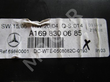 Панель управления климатом MERCEDES-BENZ A-класс W169 (2004 - 2008) — Разборка Мерседес
