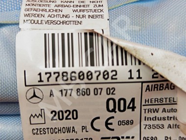 Шторка безопасности левая MERCEDES-BENZ A-класс W177 (2018 - 2023) — Разборка Мерседес