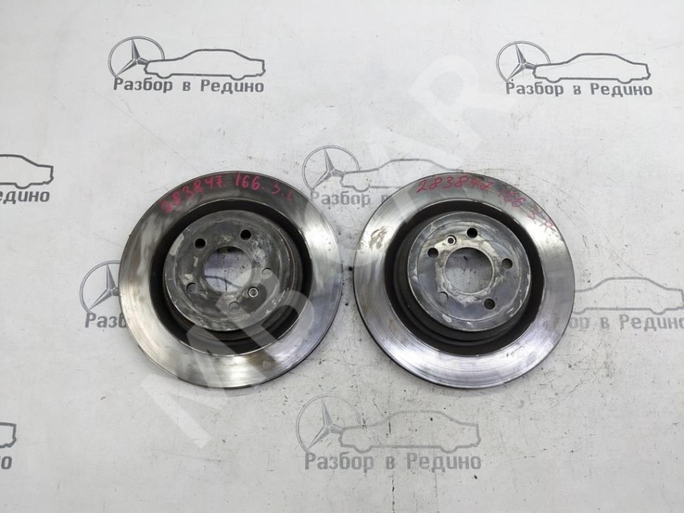 Диски тормозные зад MERCEDES-BENZ GLE-класс W166 (2015 - 2018) фото 1 — Разборка Мерседес