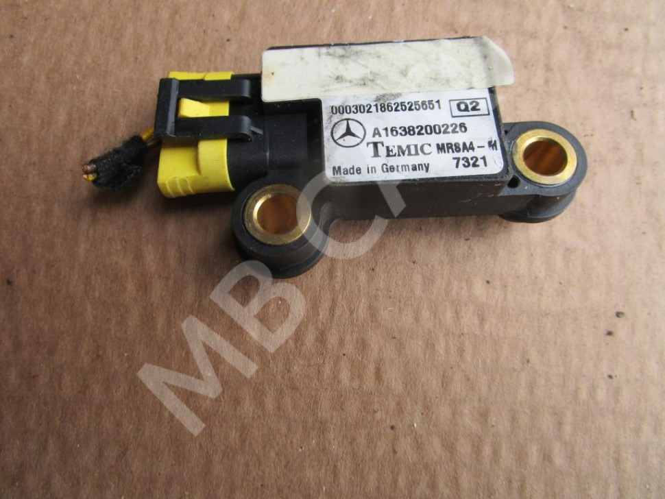 Датчик удара MERCEDES-BENZ M-класс W163 (1997 - 2001) фото 1 — Разборка Мерседес