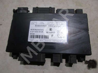 Блок сидений MERCEDES-BENZ E-класс W211/S211 рестайлинг (2006 - 2009) — Разборка Мерседес