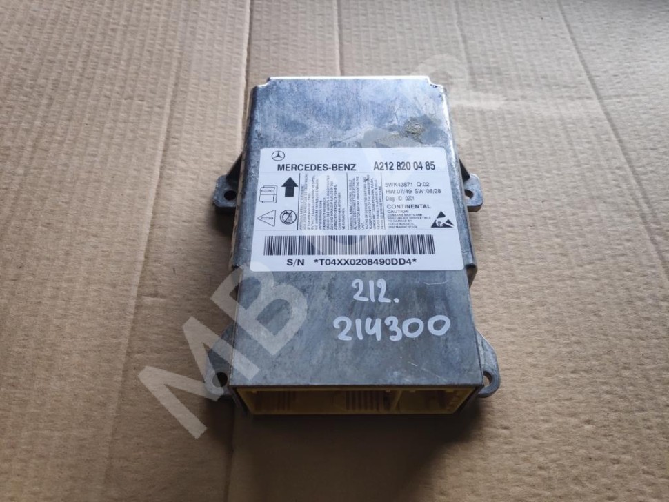 Блок AIRBAG MERCEDES-BENZ E-класс W212/S212/C207/A207 (2009 - 2013) фото 1 — Разборка Мерседес