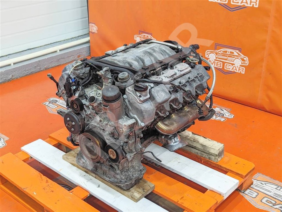 Двигатель бензиновый MERCEDES-BENZ S-класс W220 рестайлинг (2002 - 2005) фото 1 — Разборка Мерседес