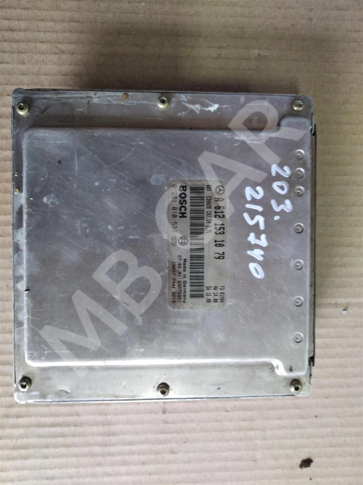 Блок управления двигателем MERCEDES-BENZ C-класс W203/S203/CL203 (2000 - 2004) фото 1 — Разборка Мерседес