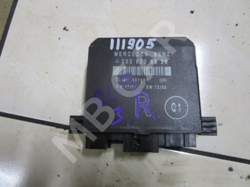 Блок двери MERCEDES-BENZ C-класс W203/S203/CL203 (2000 - 2004) фото 1 — Разборка Мерседес