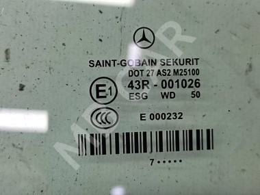 Стекло заднее левое MERCEDES-BENZ CLS-класс C219 (2004 - 2008) — Разборка Мерседес