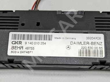 Блок климата MERCEDES-BENZ S-класс W220 рестайлинг (2002 - 2005) — Разборка Мерседес