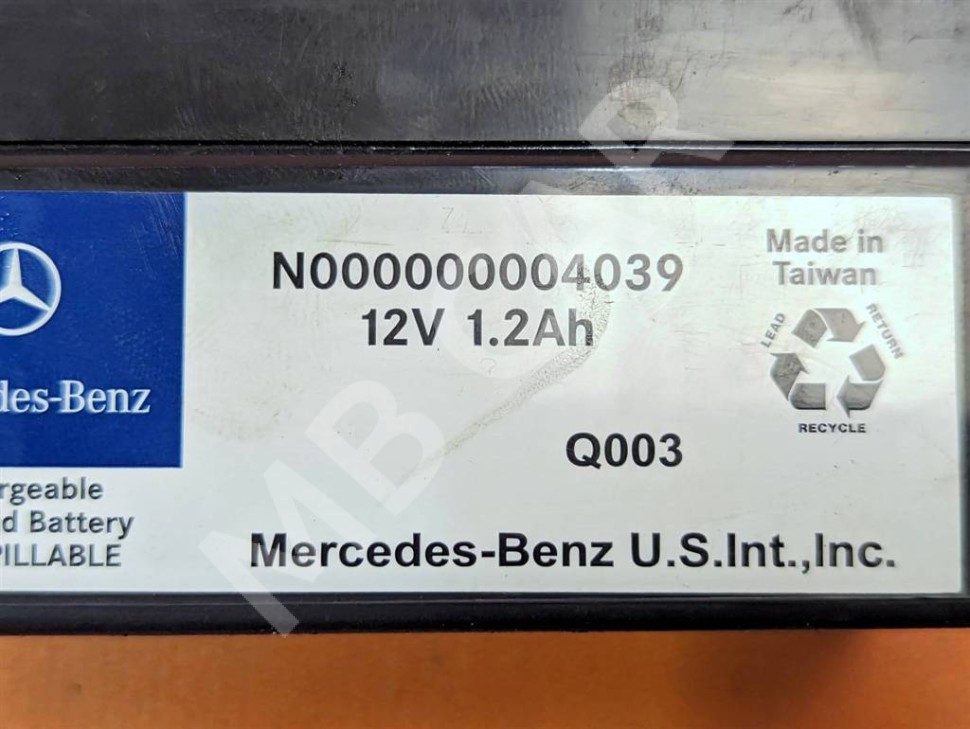 N000000004039 АКБ MERCEDES-BENZ GLE-class AMG W166 GLE63 AMG S-MODELL ...