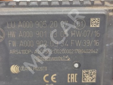 Радарный датчик MERCEDES-BENZ S-класс W222/C217/A217 рестайлинг (2017 - 2020) — Разборка Мерседес