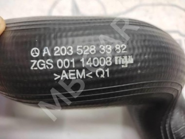 Патрубок интеркулера MERCEDES-BENZ C-класс W203/S203/CL203 (2000 - 2004) — Разборка Мерседес