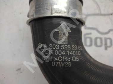 Патрубок интеркулера MERCEDES-BENZ C-класс W203/S203/CL203 (2000 - 2004) — Разборка Мерседес