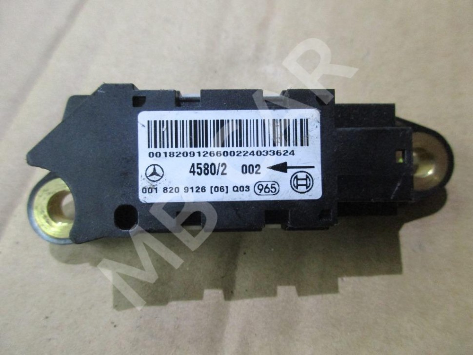 Датчик удара MERCEDES-BENZ E-класс W211/S211 (2002 - 2006) фото 1 — Разборка Мерседес