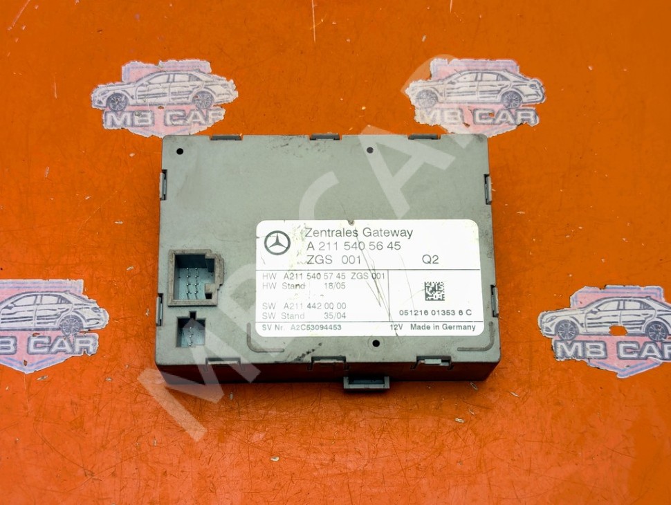 Блок ZGW CGW MERCEDES-BENZ E-класс W211/S211 (2002 - 2006) фото 1 — Разборка Мерседес